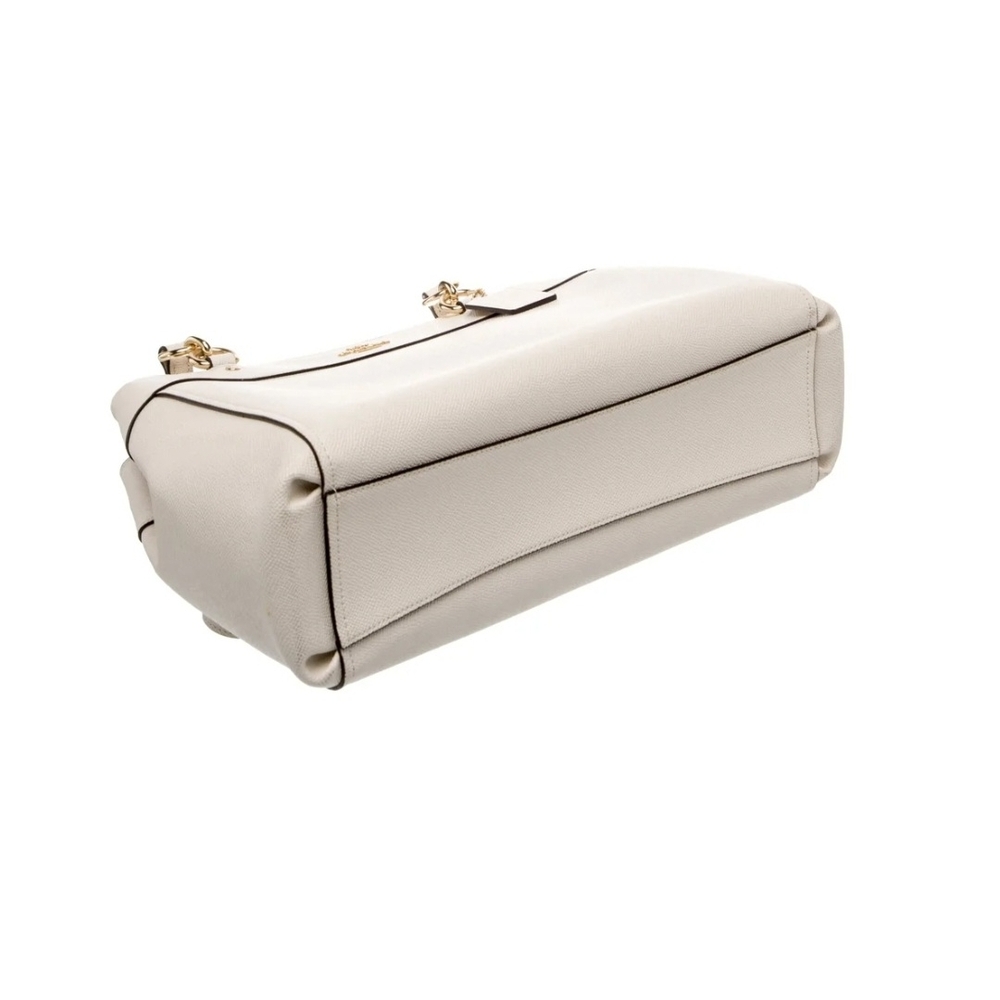 White Coach Brooke Carryall Made Of Crossgrain Leather - Picture 4 of 9